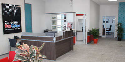 Reception area